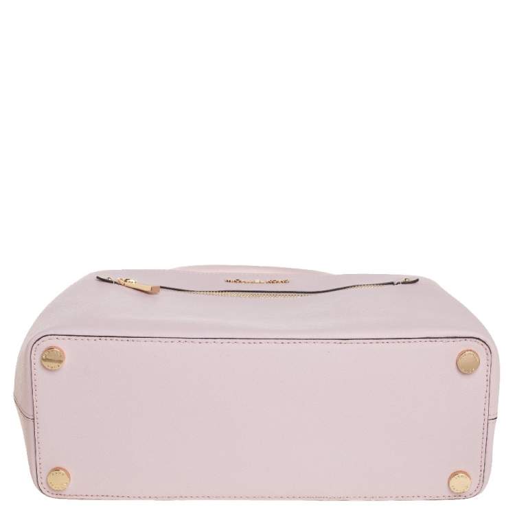 Pre Owned MICHAEL Michael Kors Pink Leather Medium Hailee Satchel