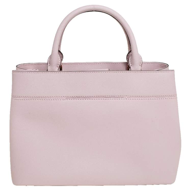 Pre Owned MICHAEL Michael Kors Pink Leather Medium Hailee Satchel