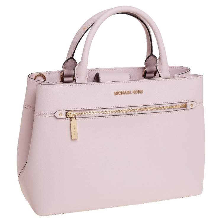 Pre Owned MICHAEL Michael Kors Pink Leather Medium Hailee Satchel