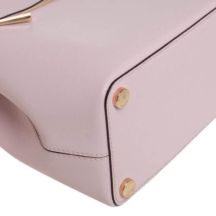 Pre Owned MICHAEL Michael Kors Pink Leather Medium Hailee Satchel