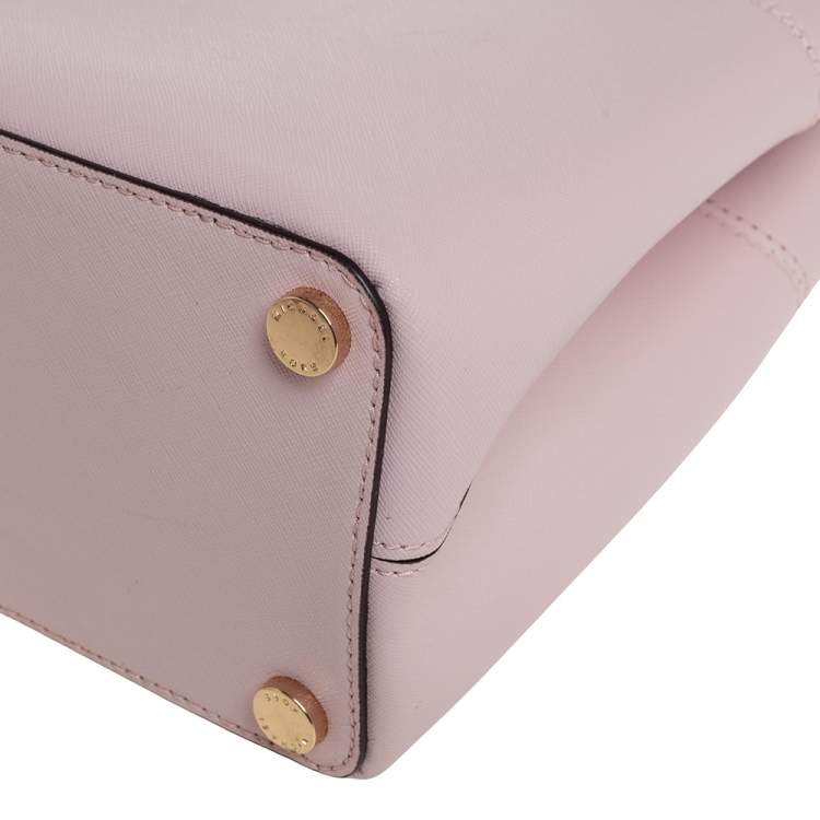 Pre Owned MICHAEL Michael Kors Pink Leather Medium Hailee Satchel