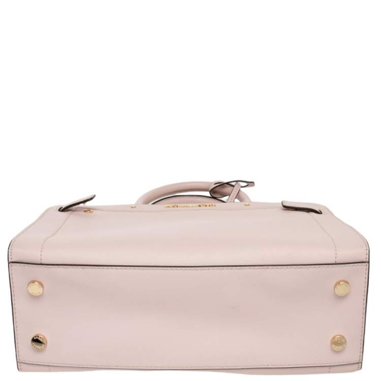 مملوكة مسبقًا MICHAEL Michael Kors Powder Pink Leather Medium East West Satchel
