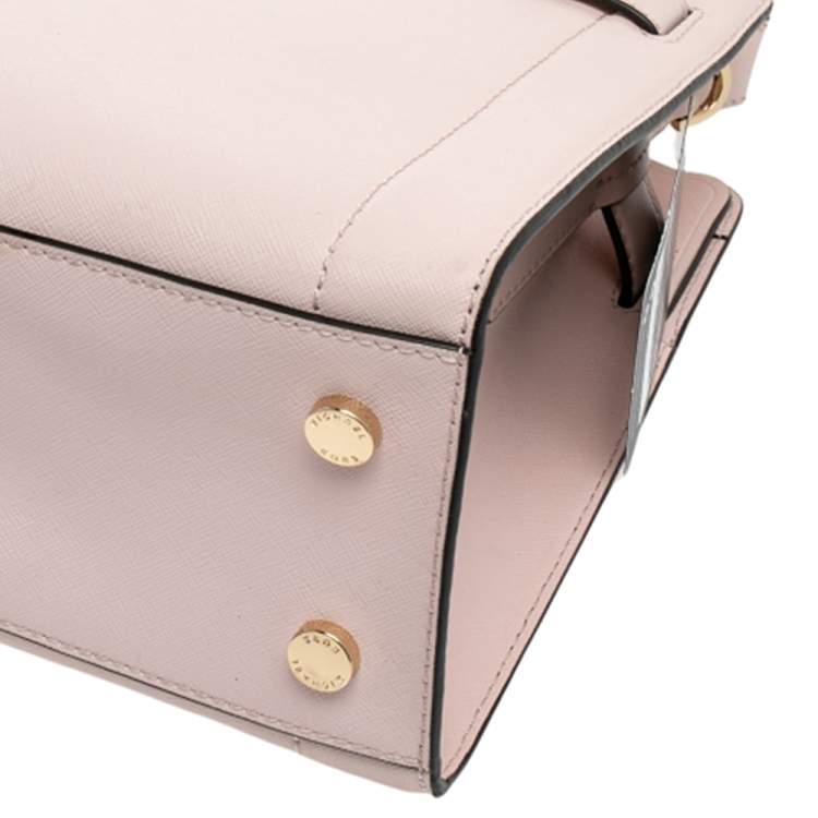 مملوكة مسبقًا MICHAEL Michael Kors Powder Pink Leather Medium East West Satchel