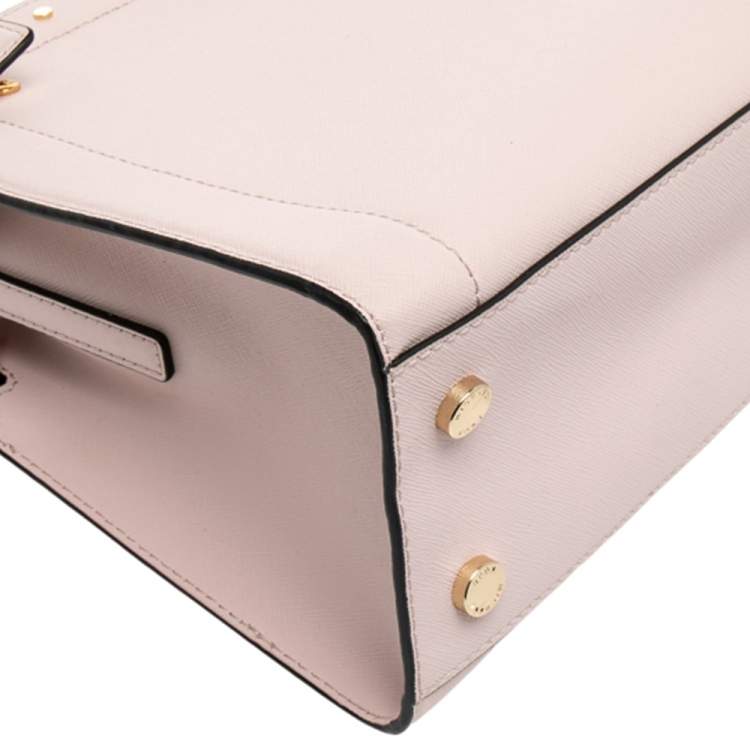 مملوكة مسبقًا MICHAEL Michael Kors Powder Pink Leather Medium East West Satchel