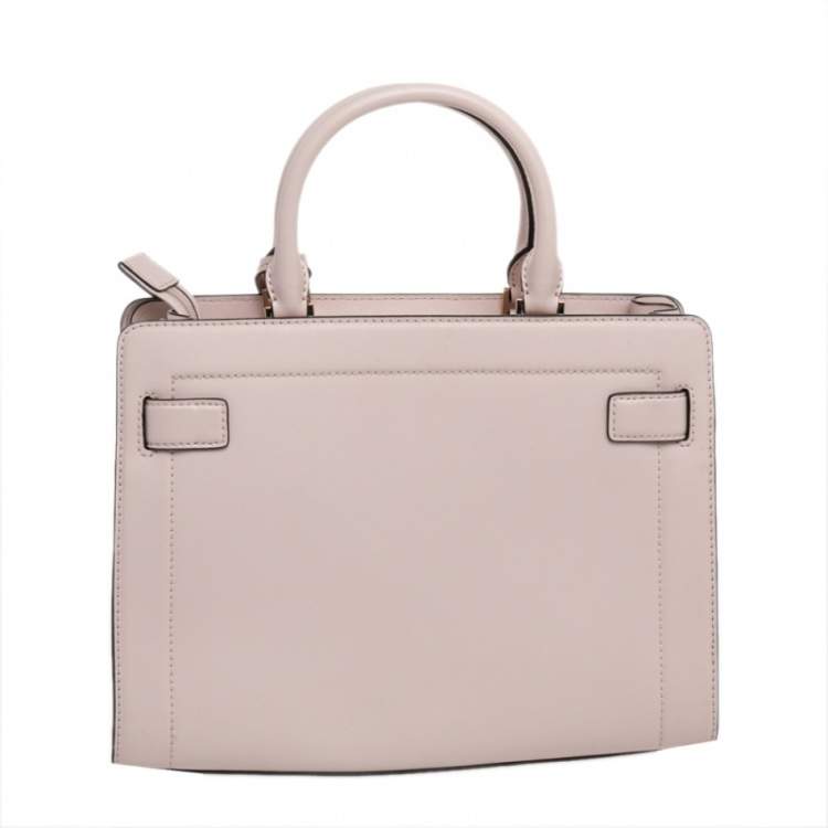 مملوكة مسبقًا MICHAEL Michael Kors Powder Pink Leather Medium East West Satchel