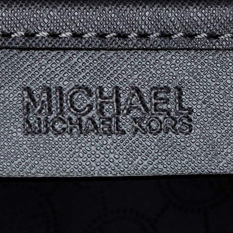 Pre Owned MICHAEL Michael Kors Grey Leather Large Selma Tote