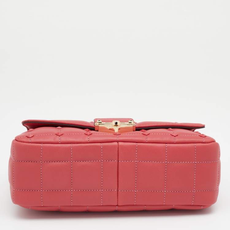 Pre Owned MICHAEL Michael Kors Pink Quilted Leather Large Soho Shoulder Bag