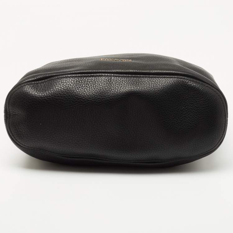 Pre Owned MICHAEL Michael Kors Black Leather Large Lupita Hobo