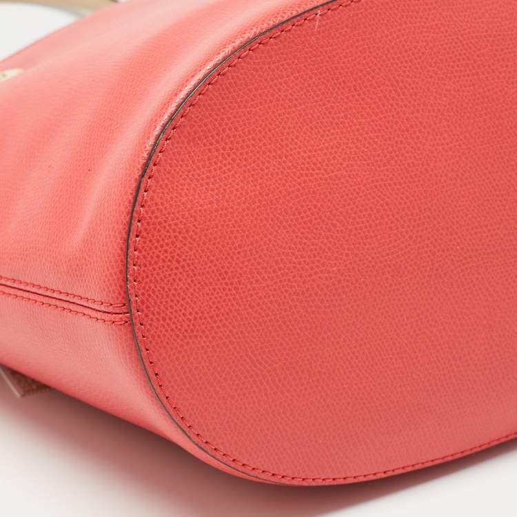 مملوكة مسبقًا MICHAEL Michael Kors Watermelon Leather Medium Jet Set Tote