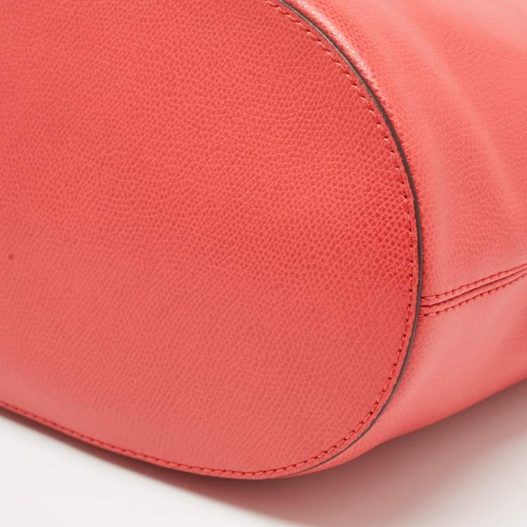 مملوكة مسبقًا MICHAEL Michael Kors Watermelon Leather Medium Jet Set Tote