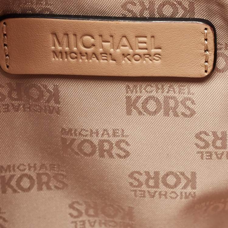 مملوكة مسبقًا MICHAEL Michael Kors Watermelon Leather Medium Jet Set Tote