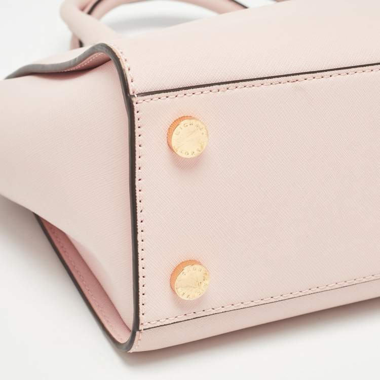 Pre Owned MICHAEL Michael Kors Pink Leather Medium Selma Satchel