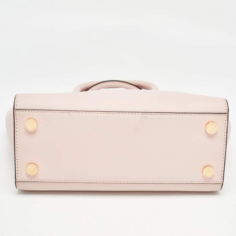 Pre Owned MICHAEL Michael Kors Pink Leather Medium Selma Satchel