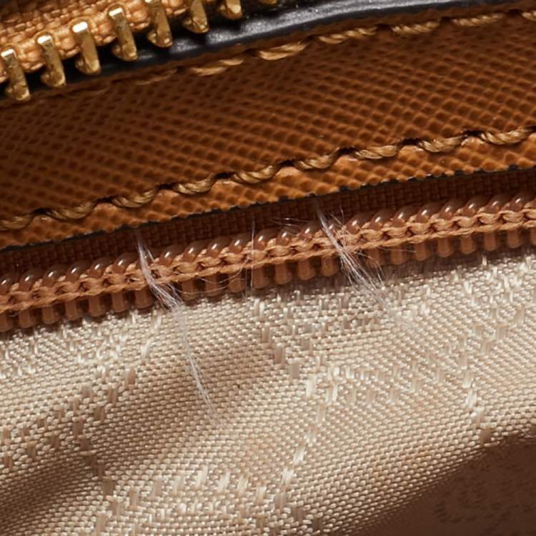 Pre Owned MICHAEL Michael Kors Beige Leather Large Selma Tote