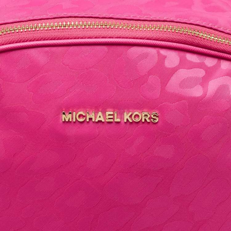 Pre Owned MICHAEL Michael Kors Fuchsia Nylon Backpack