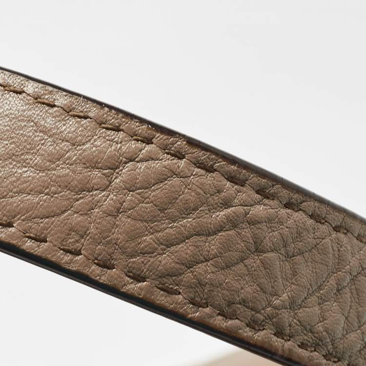 Pre Owned MICHAEL Michael Kors Beige Leather Gladstone Satchel