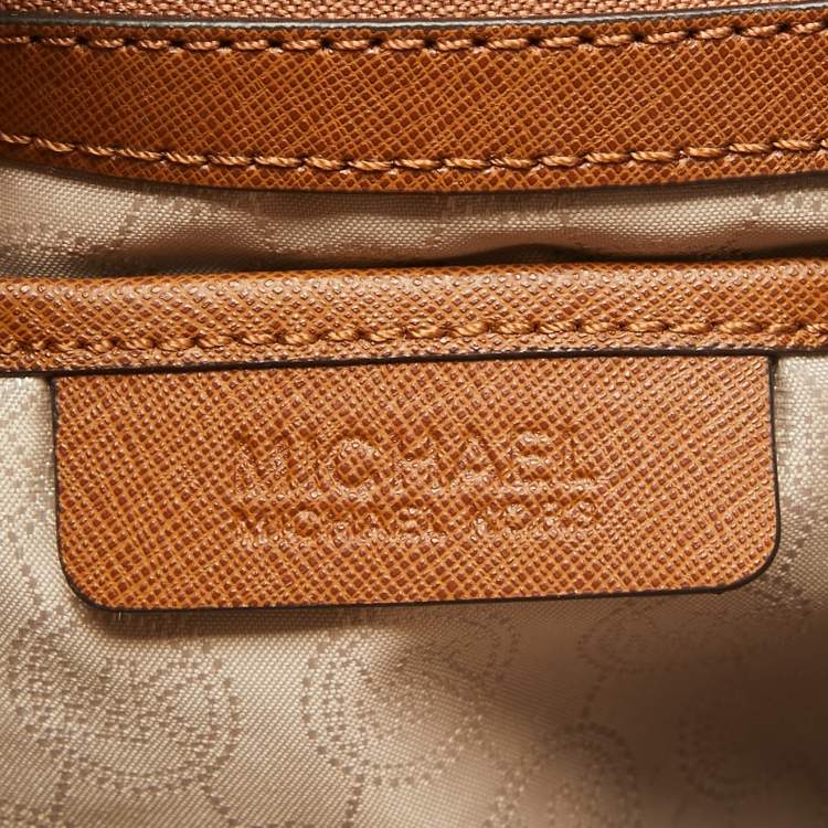 Pre Owned MICHAEL Michael Kors Brown Leather Cynthia Tote