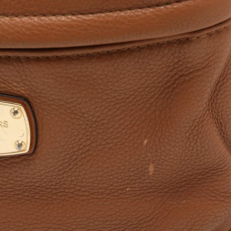 Pre Owned MICHAEL Michael Kors Brown Leather Backpack