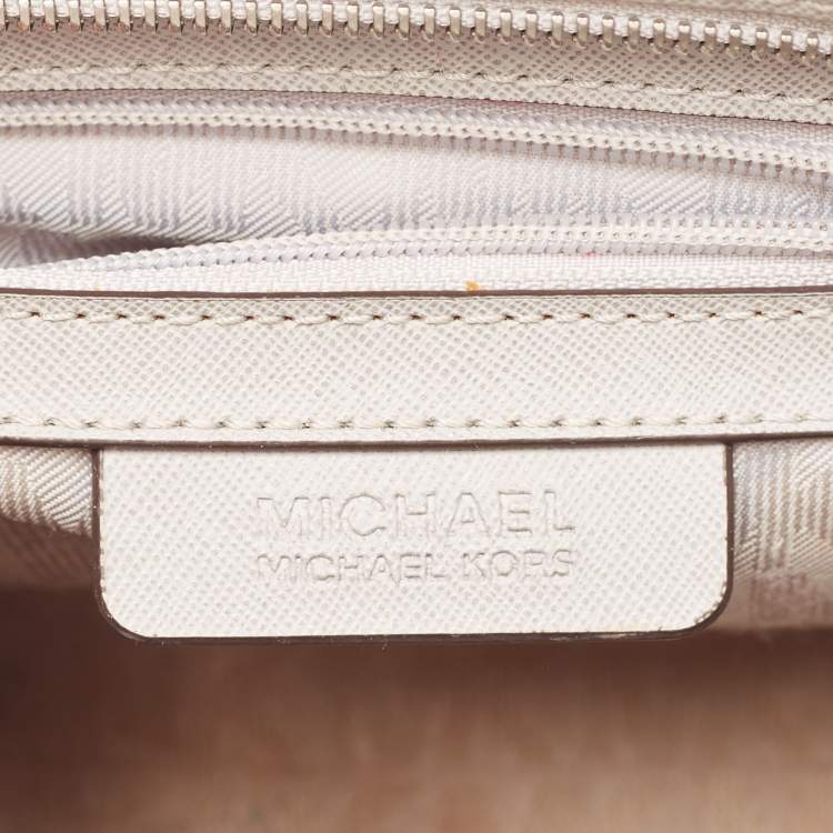 Pre Owned MICHAEL Michael Kors Grey Leather  Small Selma Crossbody Bag