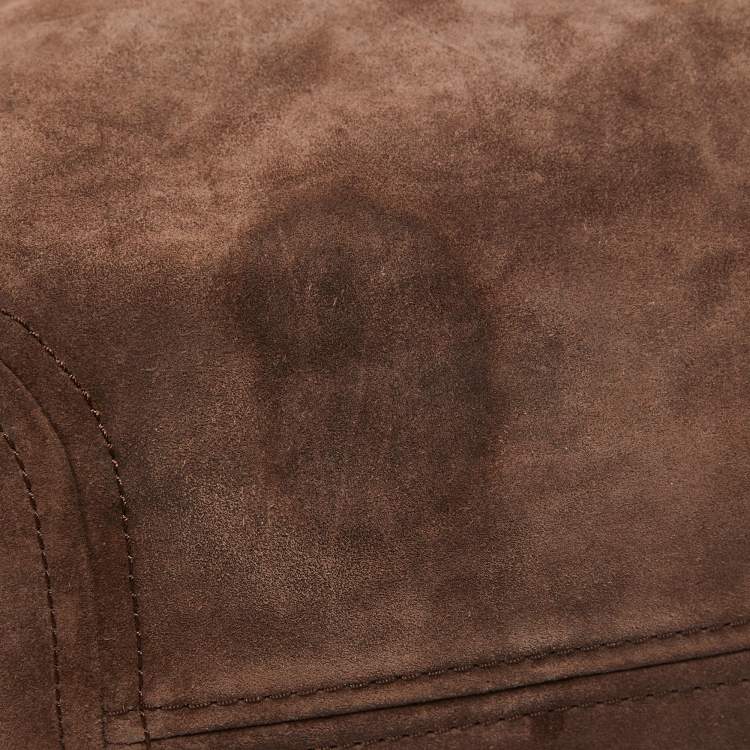 مملوكة مسبقًا MICHAEL Michael Kors Brown Suede and Leather Shopper Tote