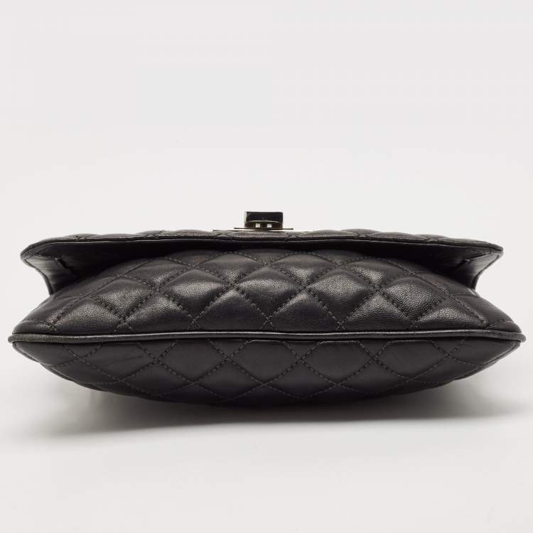 Pre Owned MICHAEL Michael Kors Black Quilted Leather Crossbody Bag