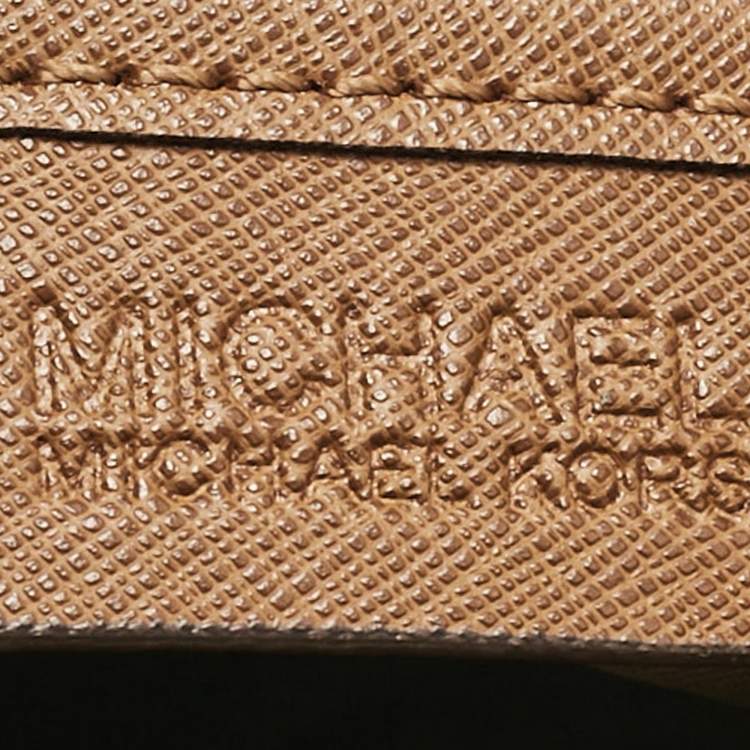 Pre Owned MICHAEL Michael Kors Brown Leather Small Cynthia Tote 