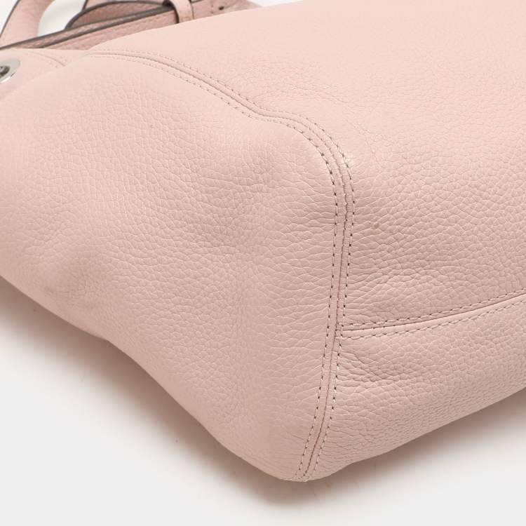 Pre Owned MICHAEL Michael Kors Pink Leather Jet Set Chain Satchel