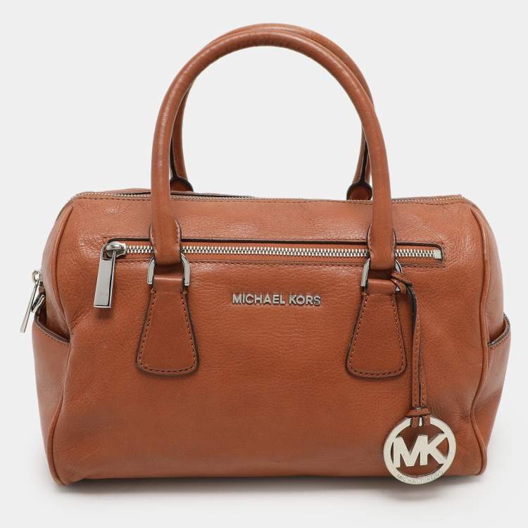 Pre Owned MICHAEL Michael Kors Brown Leather Sophie Satchel