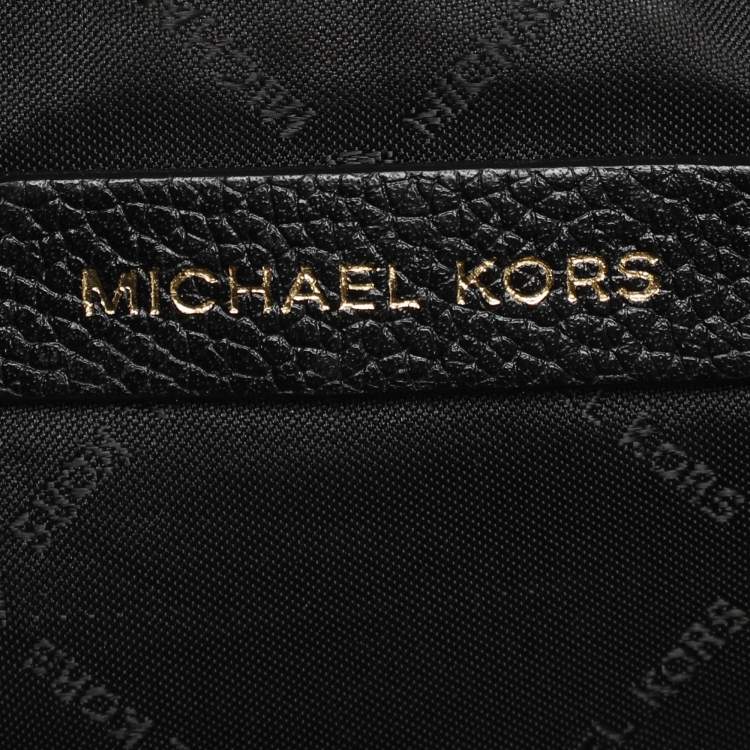 Pre Owned MICHAEL Michael Kors Black Leather Nicole Hobo