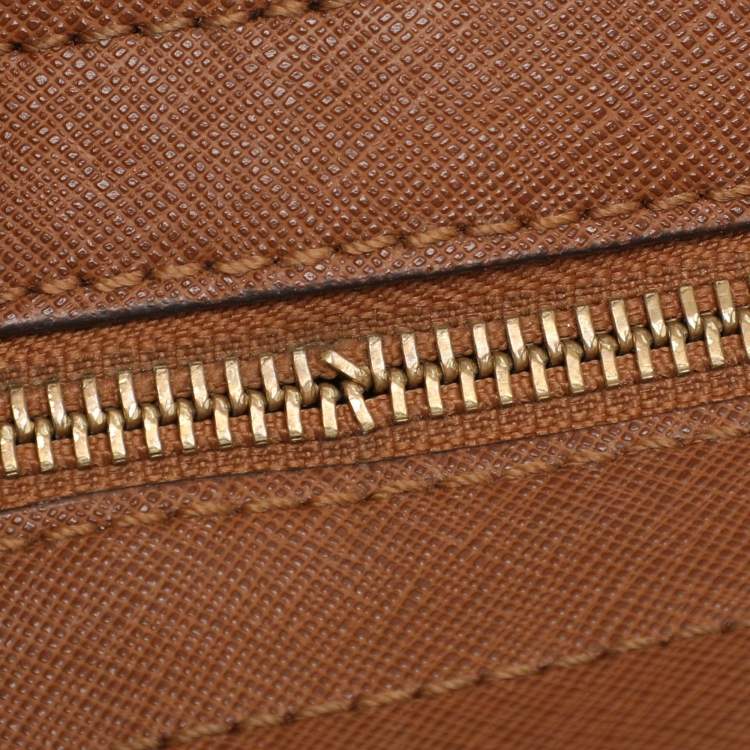 Pre Owned MICHAEL Michael Kors Brown Leather Medium Selma Satchel