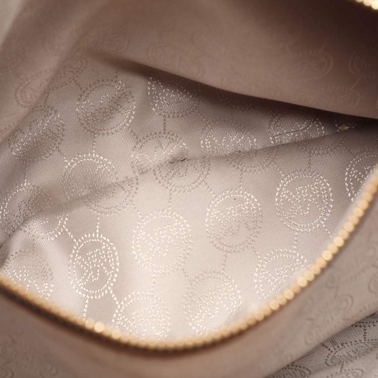 Pre Owned MICHAEL Michael Kors Brown Leather Large Cynthia Tote