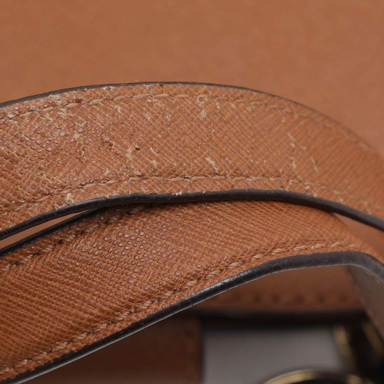 Pre Owned MICHAEL Michael Kors Brown Leather Large Cynthia Tote