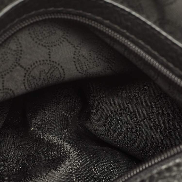 Pre Owned MICHAEL Michael Kors Black Leather Riley Satchel