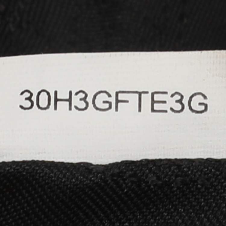 Pre Owned MICHAEL Michael Kors Black Python Effect Leather Fulton Hobo