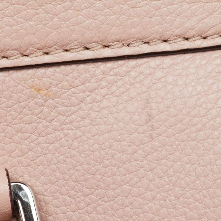 Pre Owned MICHAEL Michael Kors Light Pink Leather Astrid Satchel