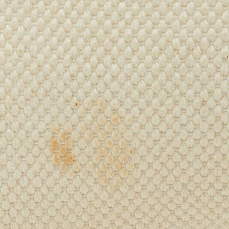 Pre Owned MICHAEL Michael Kors Off White Canvas Marina Anchor Rope Tote