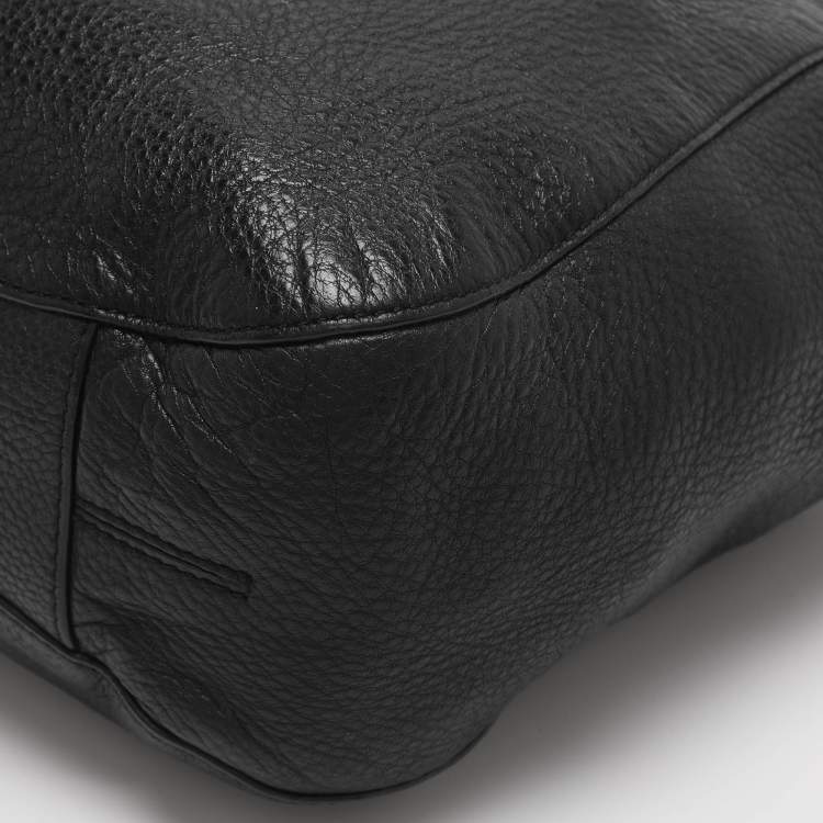 Pre Owned MICHAEL Michael Kors Black Leather Hobo