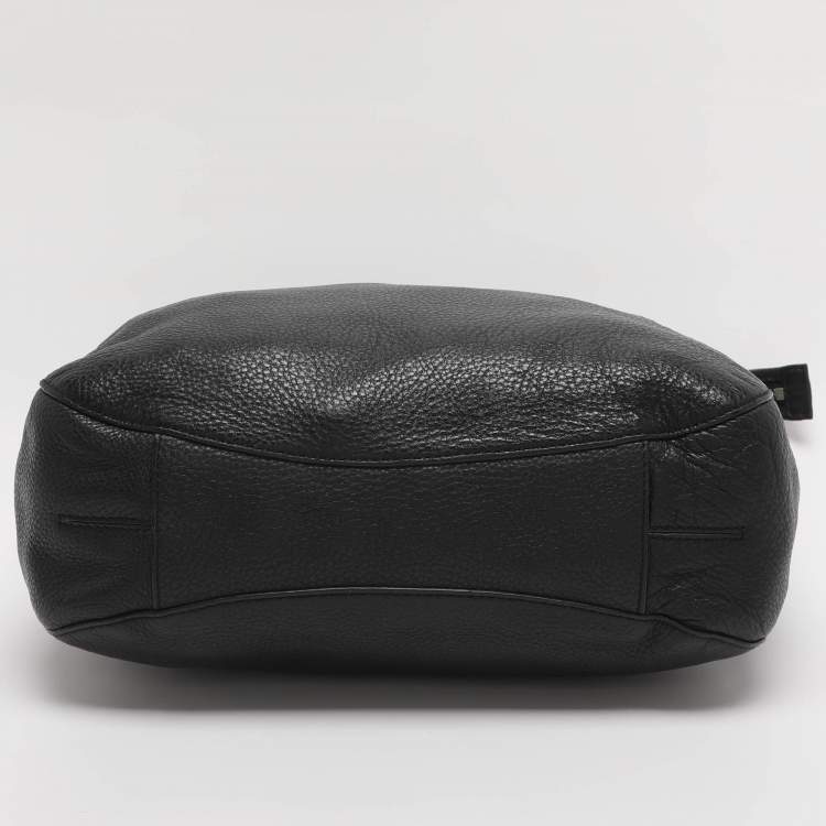 Pre Owned MICHAEL Michael Kors Black Leather Hobo