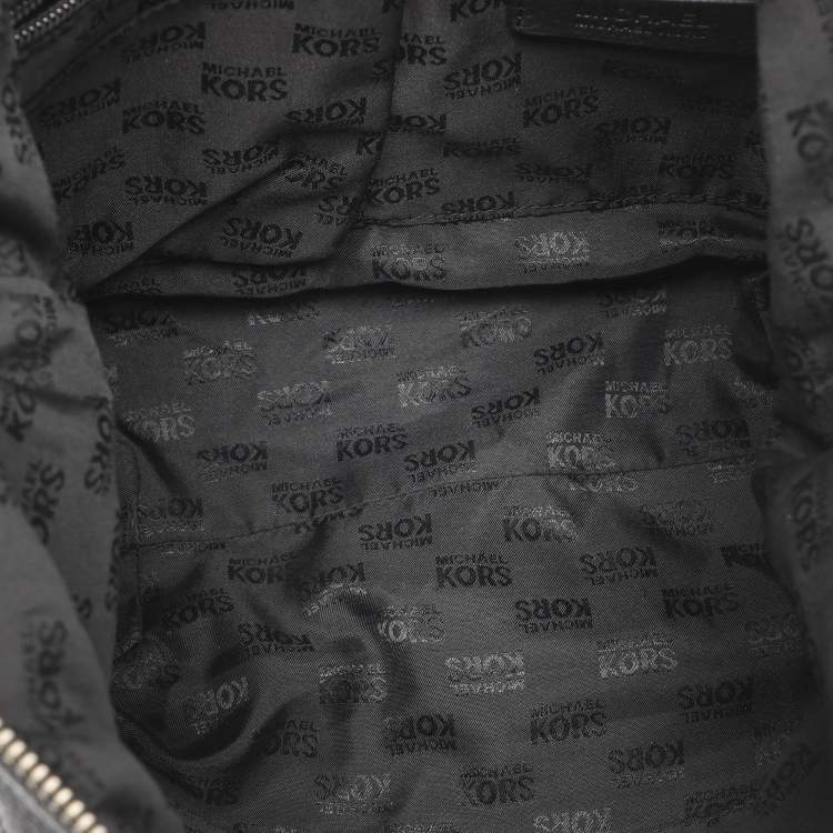 Pre Owned MICHAEL Michael Kors Black Leather Hobo