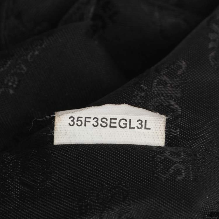 Pre Owned MICHAEL Michael Kors Black Leather Hobo