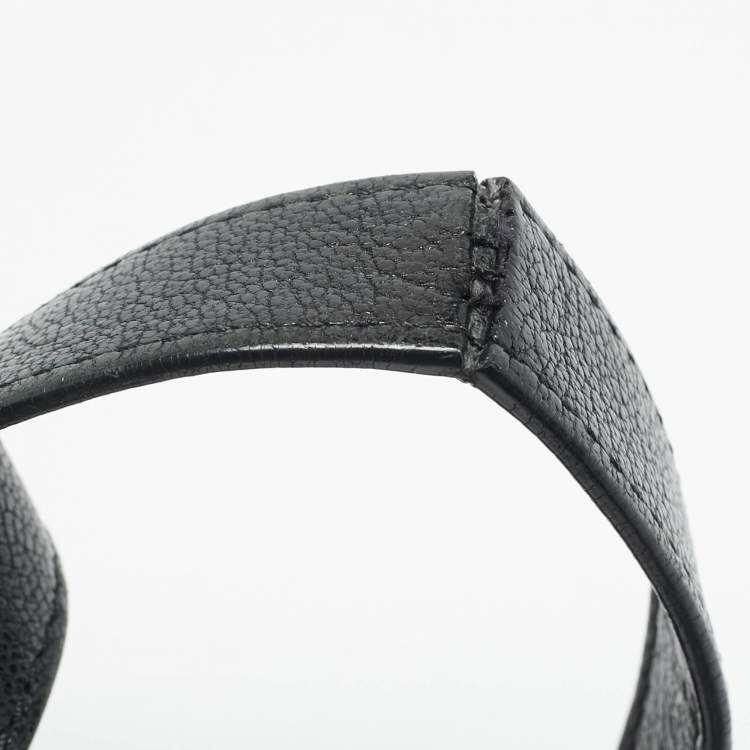 Pre Owned MICHAEL Michael Kors Naomi Large Black Leather Crossbody Bag