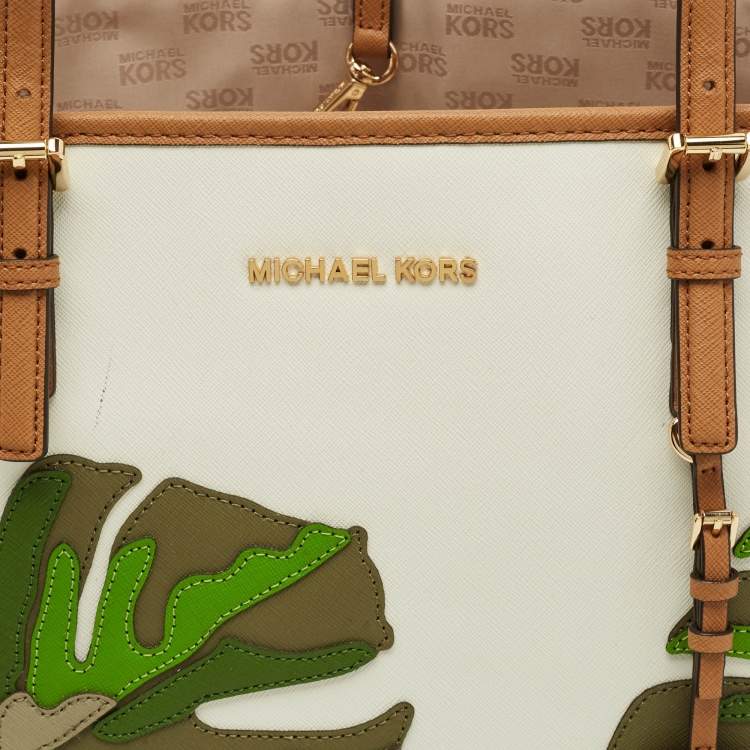 مملوكة مسبقًا MICHAEL Michael Kors Jet Set Travel Large Leather Tote