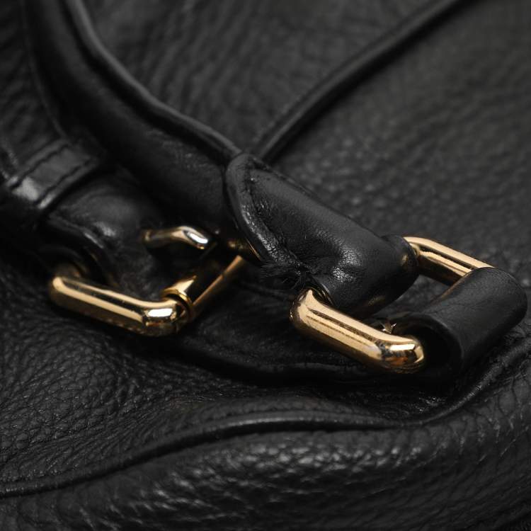 Pre Owned MICHAEL Michael Kors Bedford Black Leather Satchel