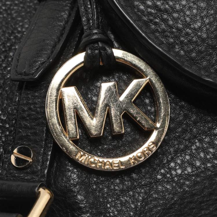 Pre Owned MICHAEL Michael Kors Bedford Black Leather Satchel