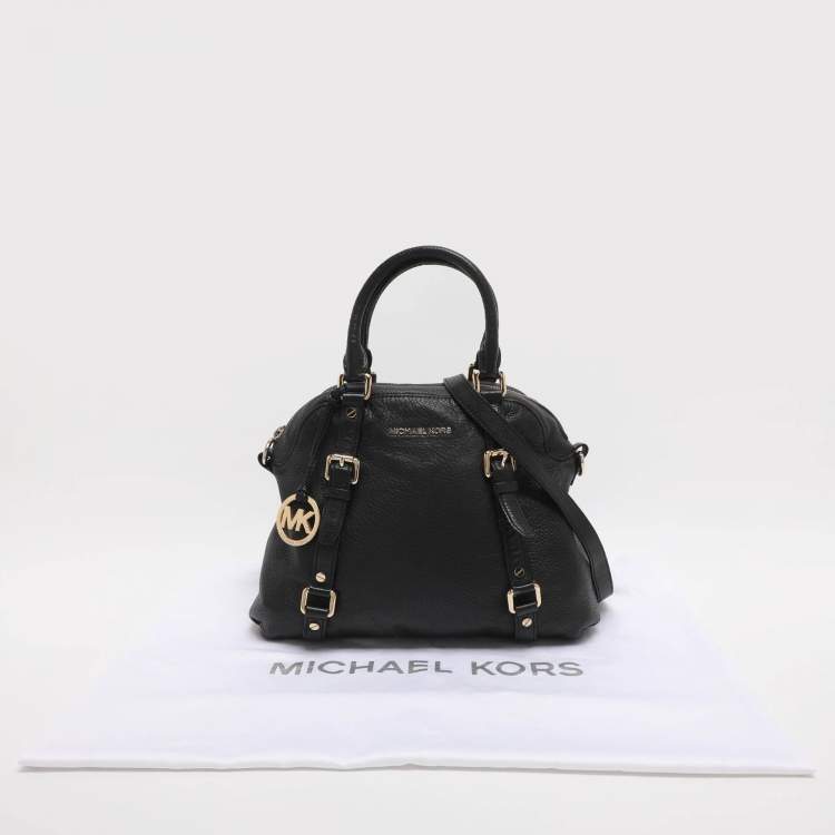 Pre Owned MICHAEL Michael Kors Bedford Black Leather Satchel