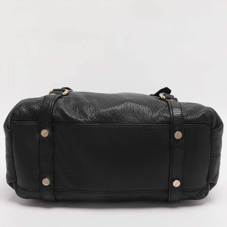 Pre Owned MICHAEL Michael Kors Bedford Black Leather Satchel