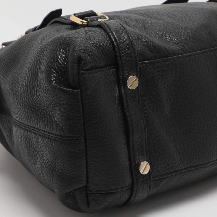 Pre Owned MICHAEL Michael Kors Bedford Black Leather Satchel