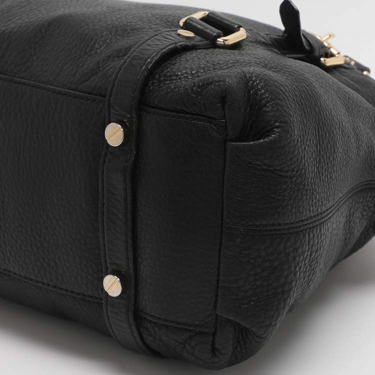 Pre Owned MICHAEL Michael Kors Bedford Black Leather Satchel