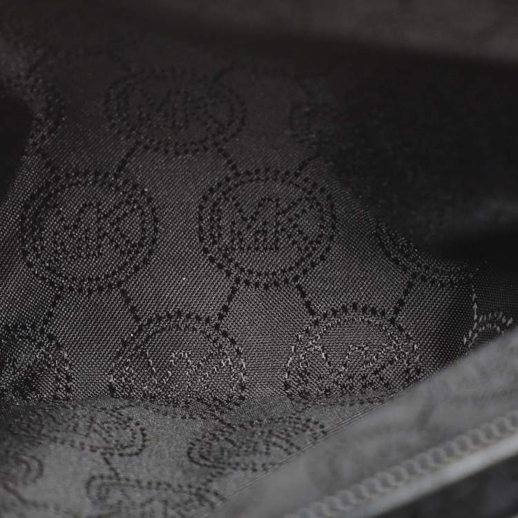 Pre Owned MICHAEL Michael Kors Lana Black/White Leather Shopper Tote