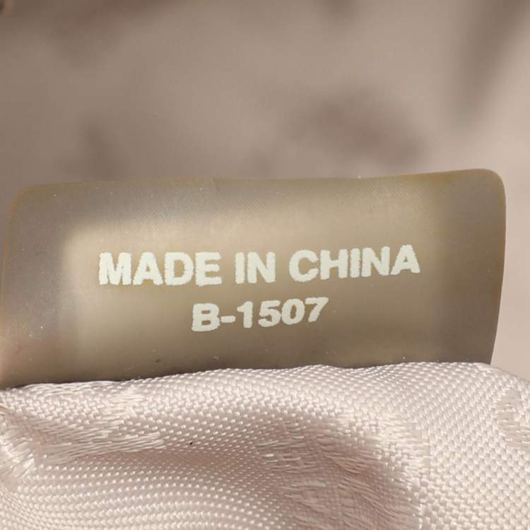 Pre Owned MICHAEL Michael Kors Ring Beige/Brown Signature Canvas and Leather EW Tote